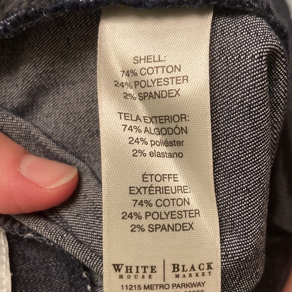 White House Black Market denim pencil skirt - Picture 6 of 7